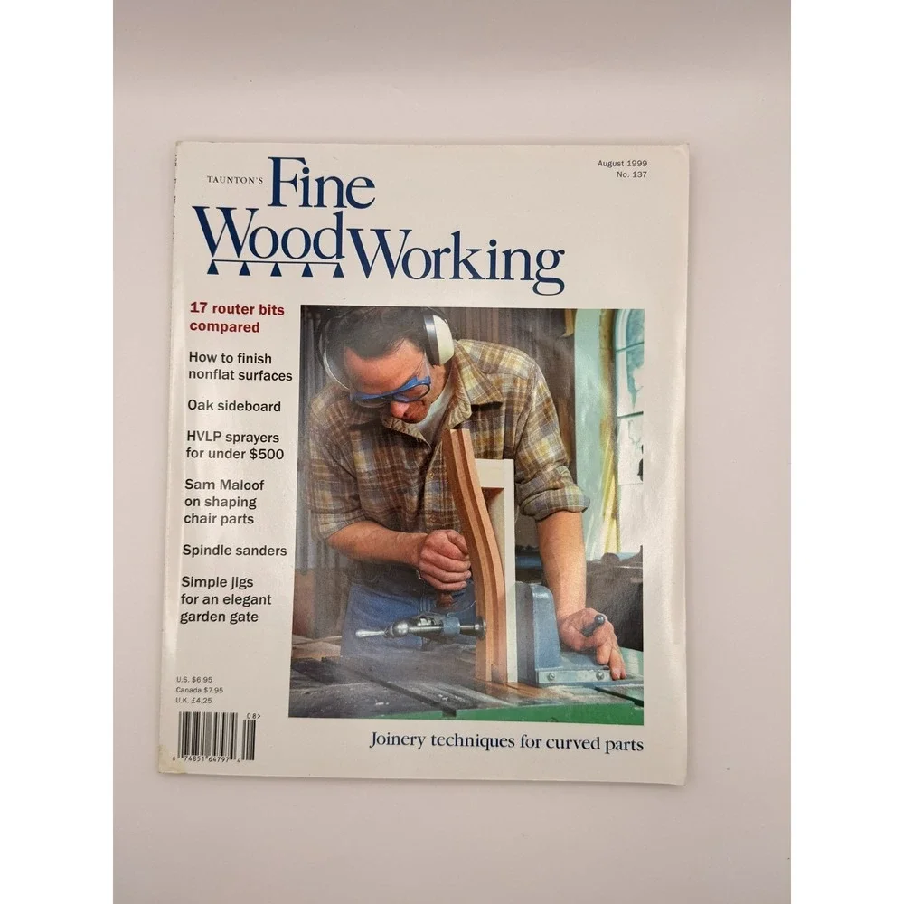Lot‎ of 7 Fine Woodworking Magazines 1999-2005 Taunton Woodworking Projects